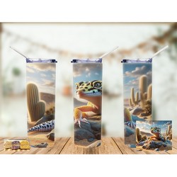 Tumbler - 3D Leopard Gecko    20oz  