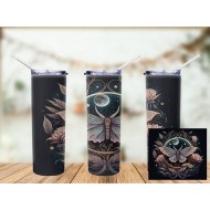 Tumbler- Mystical Moth Celestial -20oz 